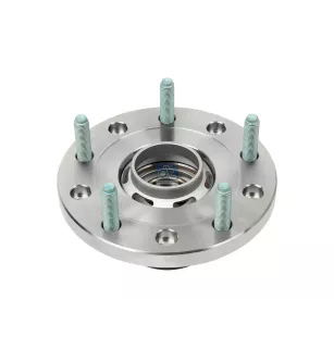 Moyeu de roue, avec ecrou, d: 37 mm, D: 198.5 mm, 5 bores.