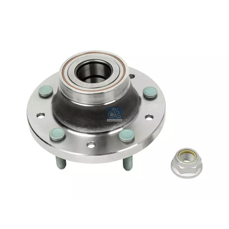 Moyeu de roue, avec ecrou, d: 45 mm, D: 198.5 mm, 5 bores Pour Ford Transit - 1763851