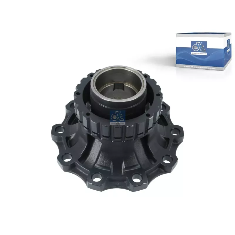 Moyeu de roue, sans roulements, d1: 115 mm, d2: 115 mm, 10 bores, b: 25 mm Pour Renault C-Serie, T-Serie - Volvo FH, FM Moyeu de roue, sans roulements, d1: 115 mm, d2: 115 mm, 10 bores, b: 25 mm Pour Renault C-Serie, T-Serie - Volvo FH, FM