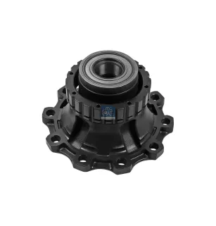 Moyeu de roue, avec roulement, sans bague ABS d1: 125 mm, d2: 125 mm, D: 383 mm, 10 bores, b: 25 mm, H: 165.5 mm