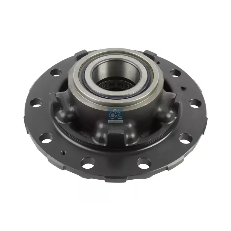 Moyeu de roue, avec roulement d1: 148 mm, d2: 148 mm, D: 385.5 mm, 10 bores, b: 25.3 mm, H: 157 mm Pour Renault K-Serie Moyeu de roue, avec roulement d1: 148 mm, d2: 148 mm, D: 385.5 mm, 10 bores, b: 25.3 mm, H: 157 mm Pour Renault K-Serie