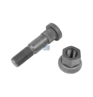 Goujon de roue, complet, 7/8" x 14 UNF, LTh: 41.5 mm, Lu: 102 mm, D: 41.5 mm, SW: 33, L: 112 mm, 10.9 Pour Volvo B7, FL, F