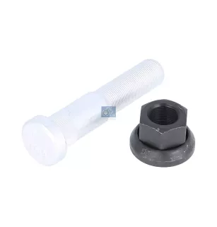 Goujon de roue, complet, M22 x 1,5, LTh: 58.5 mm, Lu: 114 mm, D: 36 mm, 10.9 Pour Renault C-Serie, D-Serie, K-Serie, Kerax
