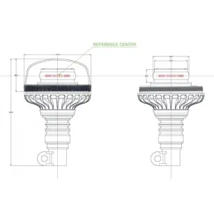 36 LED rotating beacon R65 - R10