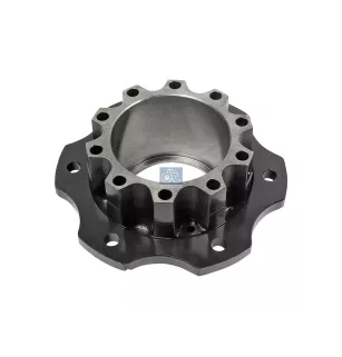 Moyeu de roue, sans roulements, d1: 140 mm, d2: 140 mm, D: 121.5 mm, 6 bores, b: 18 mm, H: 290 mm Pour MAN L/M/F/E 2000