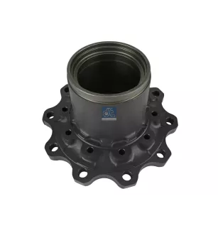 Moyeu de roue, sans roulements, d1: 140 mm, d2: 140 mm, D: 380 mm.