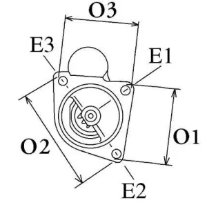 Démarreur 12V 3.0Kw 10dents Bosch 0001359020, 0001359088, 0001359117, 0001367017