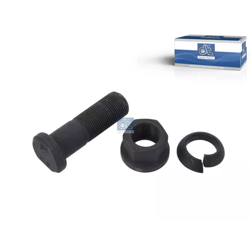 Goujon de roue, complet M20 x 1,5, Lu: 62 mm, SW: 27, L: 70 mm, 10.9 Pour Mercedes-Benz Atego 1, Atego 2, Axor, Unimog, Actros
