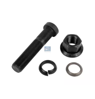 Goujon de roue, complet, M22 x 1,5, Lu: 111 mm, SW: 32, L: 121 mm, 10.9 Pour MAN Chassis, CLA, F 7/8/9, G/M/F 90, Lion's