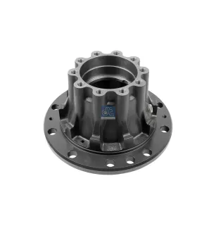 Moyeu de roue, sans roulements, d1: 145 mm, d2: 150 mm, D: 380 mm, 10 bores, b: 25 mm, H: 253 mm Pour DAF 45/55/65/75/85/95, CF