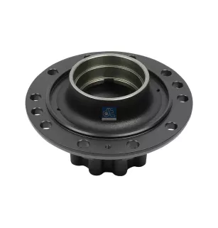 Moyeu de roue, sans roulements, d1: 145 mm, d2: 150 mm, D: 380 mm, 10 bores, b: 25 mm, H: 213 mm Pour DAF 45/55/65/75/85/95, CF
