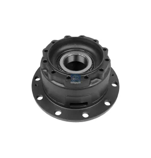 Moyeu de roue, avec roulement, d1: 150 mm, d2: 160 mm, D: 376.5 mm, 10 bores, b: 25 mm, P: 335 mm, H: 235 mm Pour Renault Kerax