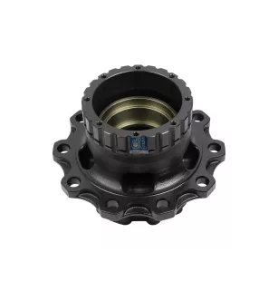 Moyeu de roue, sans roulements, d1: 148 mm, d2: 148 mm, D: 383.5 mm, 10 bores, b: 25 mm, H: 267 mm Pour Renault Magnum
