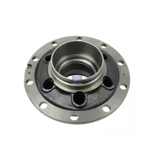 Moyeu de roue, sans roulements, d1: 140 mm, d2: 160 mm, D: 376.5 mm, 10 bores, b: 25 mm, H: 210 mm Pour Renault Magnum, Midliner