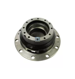 Moyeu de roue, sans roulements, d1: 140 mm, d2: 160 mm, D: 376.5 mm, 10 bores, b: 25 mm, H: 210 mm Pour Renault Magnum, Midliner