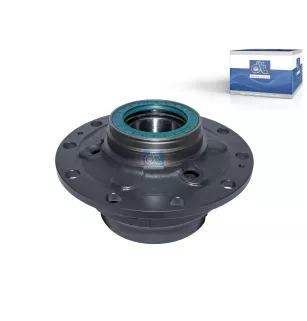 Moyeu de roue, avec roulement d1: 160 mm, d2: 140 mm, D: 376 mm, 10 bores, b: 25 mm, H: 216 mm Pour Renault G / Manager, Kerax