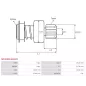 Pignon / lanceur démarreur pour VALEO D6RA18, D6RA20, D6RA23, D6RA26, D6RA37