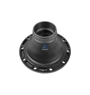 Moyeu de roue, sans roulements, d1: 120 mm, d2: 130 mm, D: 374 mm, 10 bores, b: 22 mm, H: 186.5 mm Pour Iveco Eurocargo