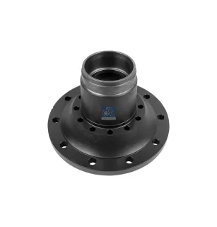 Moyeu de roue, sans roulements, d1: 120 mm, d2: 130 mm, D: 383 mm, 10 bores, b: 22 mm, H: 186 mm Pour Iveco Eurocargo, EuroStar