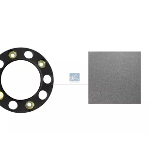 Enjoliveur de roue, plastique Pour Iveco Eurocargo, EuroRider, EuroStar, EuroTech, Stralis, Trakker - 4103 2687