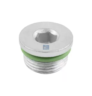 Vis de fermeture, chapeau de moyeu M27 x 2, L: 20 mm Pour Iveco Domino, Eurocargo, EuroMover, EuroStar, EuroTech, Stralis