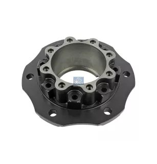 Moyeu de roue, sans roulements, d1: 130 mm, d2: 130 mm, D: 286 mm, 6 bores, b: 18 mm, H: 102 mm Pour Mercedes-Benz Atego 1