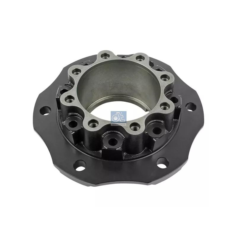 Moyeu de roue, sans roulements, d1: 130 mm, d2: 130 mm, D: 286 mm, 6 bores, b: 18 mm, H: 102 mm Pour Mercedes-Benz Atego 1