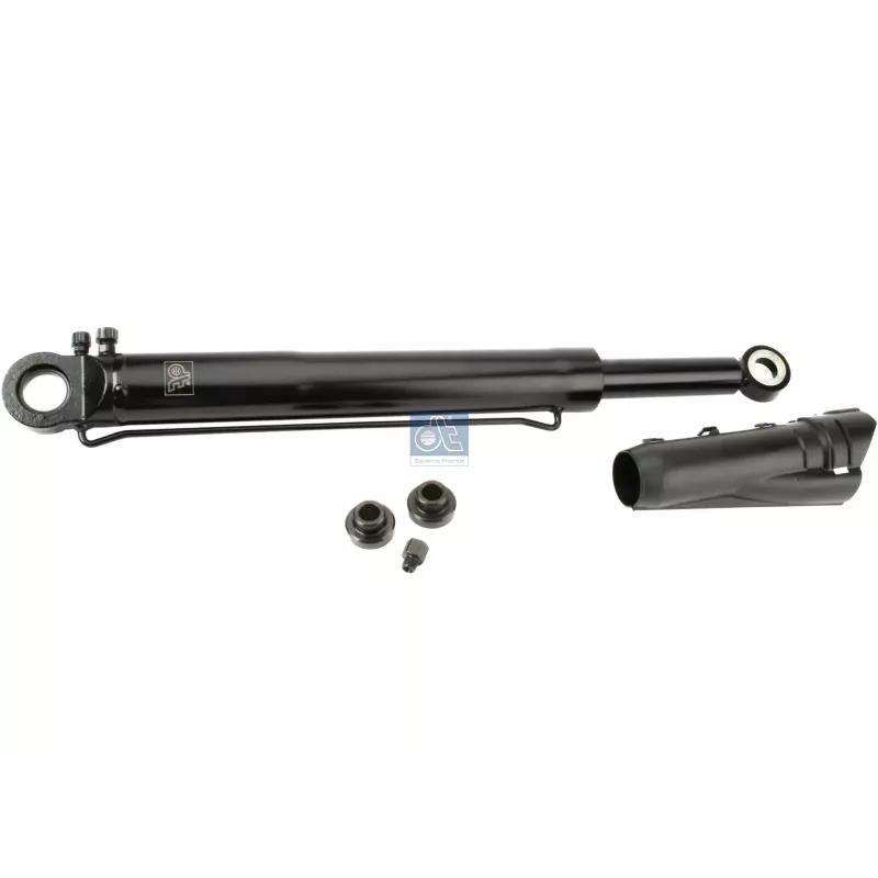 Cylindre hydraulique basc. de cabine, D1: 38 mm, D2: 59 mm, b1: 25 mm, b2: 33 mm, M12 x 1,5, M14 x 1,5, L: 648 mm, 400 bar Cylindre hydraulique basc. de cabine, D1: 38 mm, D2: 59 mm, b1: 25 mm, b2: 33 mm, M12 x 1,5, M14 x 1,5, L: 648 mm, 400 bar