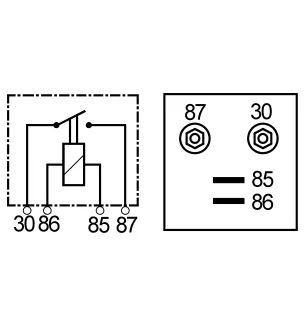 Mini relais 12 V, 120 A