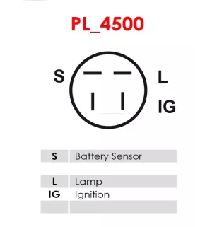 Alternateur 24V 25Amp  AS-PL A2063, UD02257A, HC PARTS JA761-24V