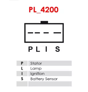 Alternateur 12V 75Amp  AS-PL A1002, BOSCH 0986049470, F042300072, CARGO 111846, DAEWOO 96252547