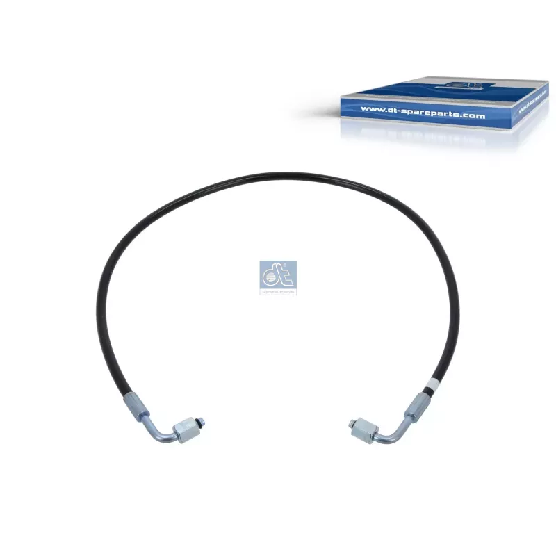 Tube flexible, basculement de cabine, D: 8.5 mm, M12 x 1,5, M12 x 1,5, L1: 740 mm, 420 bar Pour Scania P, G, R, T-Serie Tube flexible, basculement de cabine, D: 8.5 mm, M12 x 1,5, M12 x 1,5, L1: 740 mm, 420 bar Pour Scania P, G, R, T-Serie