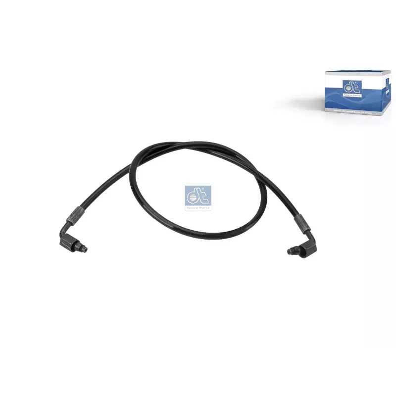 Tube flexible, basculement de cabine, D: 9.2 mm, M12 x 1,5, M12 x 1,5, L: 810 mm, L1: 810 mm, 250 bar Pour Scania