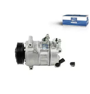 Compresseur, climatisation, rempli d'huile Pour Audi - Seat - Skoda - VW - 1K0820803A - 1K0820803E - 1K0820803F - 1K0820803H