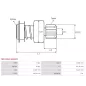 Pignon / lanceur démarreur pour VALEO D7E18, D7E28, D7E4, D7E6, D7E8