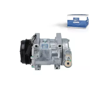 Compresseur, climatisation, rempli d'huile, 12 V, 4 PK, DP: 112 mm Pour Citroën Jumper - Fiat Ducato - Peugeot Boxer - 6453SV