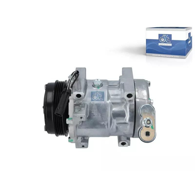 Compresseur, climatisation, rempli d'huile, 12 V, 4 PK, DP: 112 mm Pour Citroën Jumper - Fiat Ducato - Peugeot Boxer - 6453SV