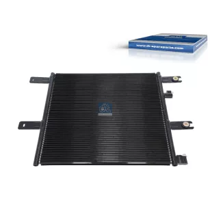 Condenseur, L: 540 mm, W: 477 mm, T: 16 mm Pour Renault.