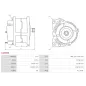 Alternateur 12V 115Amp AS-PL UD20844A, CARGO 111232, CASE 1677975C91, 1677975C92, 1677976C92