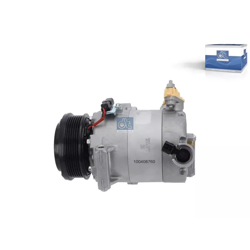 Compresseur, climatisation, rempli d'huile 12 V, 6 PK, DP: 115 mm, 6 grooves Pour Ford Transit - 2026699 - GK31-19D629-CD Compresseur, climatisation, rempli d'huile 12 V, 6 PK, DP: 115 mm, 6 grooves Pour Ford Transit - 2026699 - GK31-19D629-CD