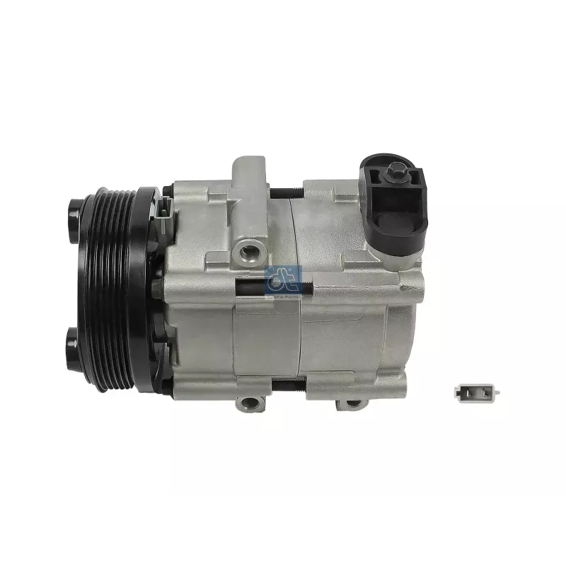 Compresseur, climatisation, rempli d'huile 12 V, 6 PK, DP: 129 mm Pour Ford Transit - 1018797 - 1035431 - 1406034 - 1433151