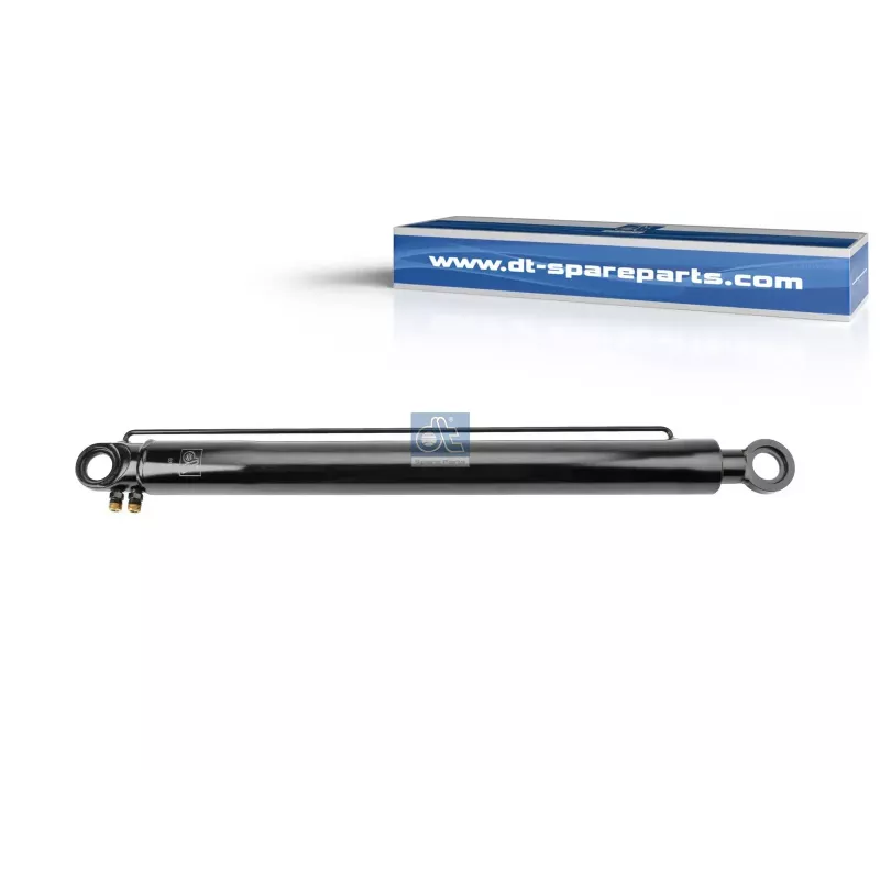 Cylindre hydraulique basc. de cabine, D1: 35 mm, D2: 53.5 mm, b1: 12 mm, b2: 28 mm, M14 x 1,5, M14 x 1,5, L: 668.5 mm, 400 bar