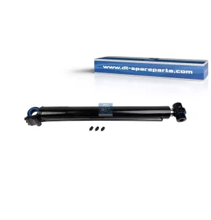 Cylindre hydraulique basc. de cabine, D1: 40 mm, D2: 59 mm, b1: 30 mm, b2: 35 mm, Quick connect, Quick connect, L: 677 mm