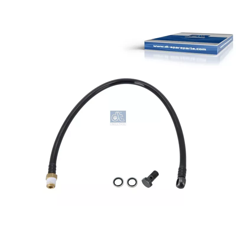 Tube flexible, basculement de cabine, M8 x 6, L: 385 mm Pour Volvo FH, FM - 7485110490 - 85110490 Tube flexible, basculement de cabine, M8 x 6, L: 385 mm Pour Volvo FH, FM - 7485110490 - 85110490