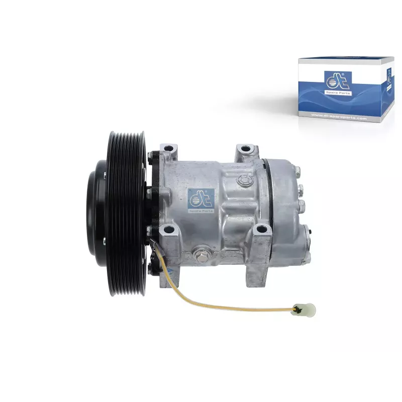 Compresseur, climatisation, rempli d'huile, 24 V, 8 PK, DP: 176 mm, 8 grooves Pour Volvo FH, FM - 23576707 - 84472607 - 85022133