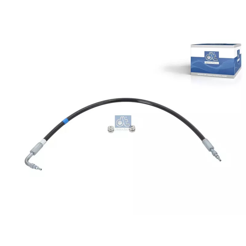 Tube flexible, basculement de cabine, M12 x 1, L: 490 mm, 362 bar Pour Volvo FH, FM - 21880272 - 22094901