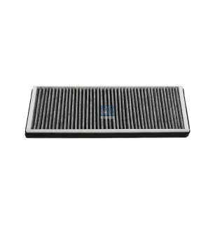 Filtre à air d'habitacle, charbon actif, L: 388 mm, W: 141 mm, H: 40 mm Pour Mercedes-Benz Actros 1, Actros 2, Actros 3 - Zetros