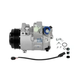 Compresseur, climatisation, rempli d'huile, 12 V, 6 PK, DP: 110 mm, 6 grooves Pour Mercedes-Benz G-Klasse, Minibusse, Sprinter