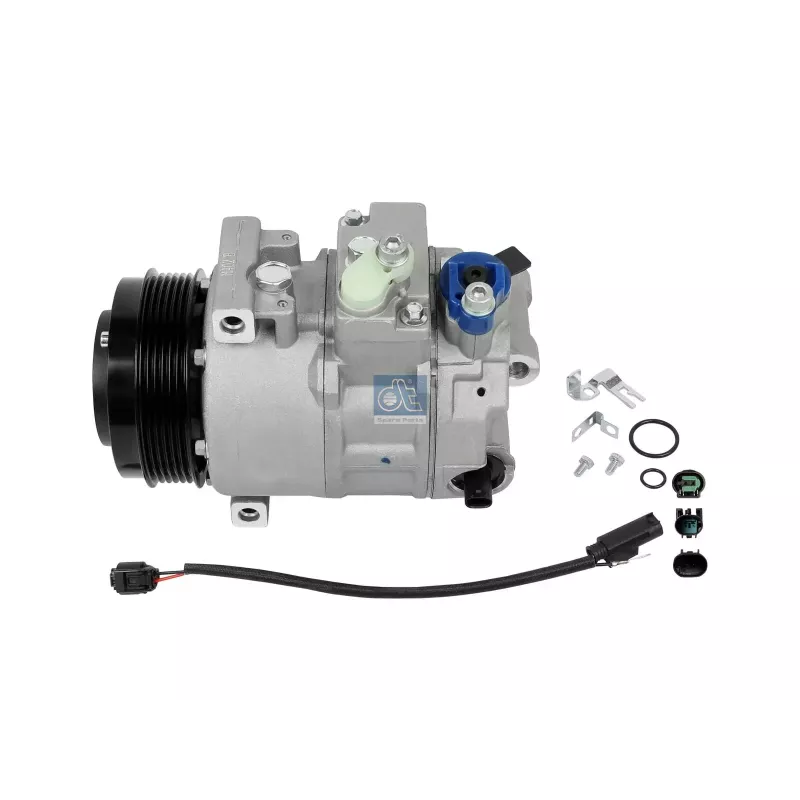 Compresseur, climatisation, rempli d'huile, 12 V, 6 PK, DP: 110 mm, 6 grooves Pour Mercedes-Benz G-Klasse, Minibusse, Sprinter