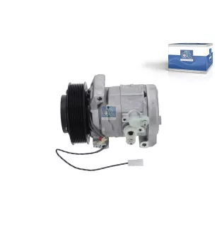 Compresseur, climatisation, rempli d'huile 24 V, 8 PK, DP: 130 mm, 8 grooves Pour Mercedes-Benz Actros - 936 230 0111
